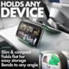 Airplane Phone Holder, Foldable Cell Phone Stand Holder – Flexible Tablet and Phone Holder for Bed, Desk, Office, Treadmill – Mobile Stand Phone Accessories, Plane Travel Essentials - Image 3