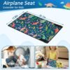 Toddler Airplane Bed, Airplane Seat Extender for Kids, Toddler Airplane Travel Essentials, No installation required,portable toddler bed,Waterproof & Tearproof Material - Storage Bag Included, - Image 2