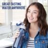 Brita Hard-Sided Plastic Premium Filtering Water Bottle, BPA-Free, Reusable, Replaces 300 Plastic Water Bottles, Filter Lasts 2 Months or 40 Gallons, Includes 1 Filter, Night Sky - 26 oz. - Image 5
