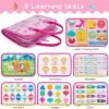 Freebear Busy Board Toddler Travel Toys Quiet Book Sensory Toys for Toddlers 1 2 3 4, Montessori Toys for Toddler Activities Board, Educational Toys for 3 4 Year Old Girls Boys Gift, Princess - Image 2