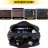 Travel Toiletry Bag for Men,Large Toiletries Bag Hanging Dopp Kit Water Resistant Shaving Bag Travel Essentials for Toiletries Accessories(Black) - Image 3