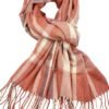 woogwin Winter Warm Plaid Scarfs for Women Long Blanket Scarf Big Grid Shawl Wrap