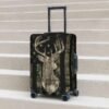 Camouflage Hunting Tactical Deer Camo American Flag Luggage Cover Elastic Washable Stretch Suitcase Protector Anti-Scratch Travel Suitcase Cover - Image 6