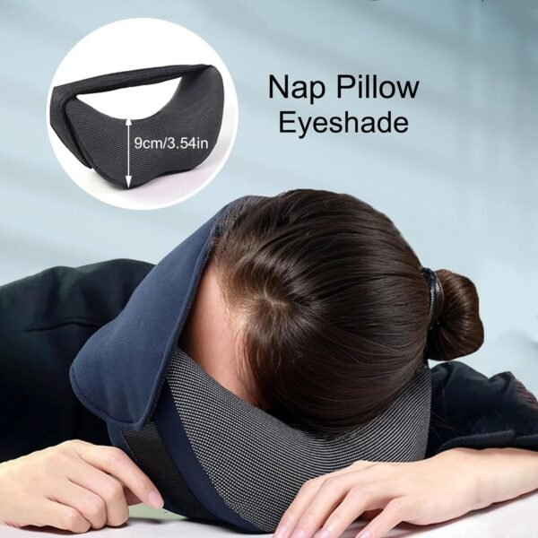 Travel Pillow for Neck Support, Travel Neck Pillows for Airplanes, Neck Pillow for Traveling, Airplane Neck Pillow for Long Flights, Neck Pillow Airplane, Car Pillow,Plane Pillow,Design Patent Pillow - Image 5