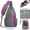 G4Free Sling Bag RFID Blocking Crossbody Backpack Travel Chest Bag Hiking Daypack for Women Men Outdoor Sports - Image 5