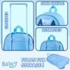 Bluey Children’s Luggage Suitcase - Foldable Trolley Bag 39 x 27cm 2 Wheels Extendable Handle - Travel Bag with Wheels - Image 3