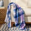 Vera Bradley Women's Fleece Plush Throw Blanket, Amethyst Plaid, 80 X 50 - Image 4