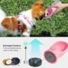 Dog Water Bottle with Filter, Portable Travel Dog Water Dispenser with Food Container & Dog Poop Bags Rolls, Leak Proof, Machine-Wash, Food Grade Plastic - Cycling & Long Flight (Pink, 10 oz) - Image 2