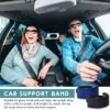 Xtinmee 2 Pcs Travel Pillow for Sleeping Airplane Headrest Airplane Head Strap Sleeper Pillow Travel Head Sleep Support Band with 2 Extension Straps for Car Plane Travel(Gray, Blue) - Image 6