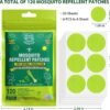 Mosquito Repellent Stickers for Kid and Adult 120 PCS Green Mosquito Patches Natural Eucalyptus Peppermint Citronella Stickers for Travel Camping Beach Hiking Anti Mosquito Bug Control - Image 3
