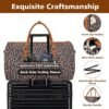 Garment Bag for Travel Convertible Carry On Garment Bag Large Travel Duffel Bags for Women 2 in 1 Hanging Suitcase Suit Travel Bags for Women & Men 3pcs Set - Image 3