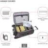 SwissGear Sion Softside Expandable Luggage, Dark Grey, Carry-On 21-Inch - Image 4