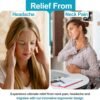 Adjustable Travel Pillow for Neck Support & Comfort, Lightweight Memory Foam Travel Neck Pillow for Sleeping - Washable & Breathable Plane Pillow for Traveling with Eyemask, Earplug & Carry Bag - Image 4