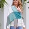 Fuinloth Women's Large Plaid Scarf Fashion Long Shawl Wrap for Winter Warm Lightweight - Image 6
