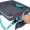 J.L. Childress 3-in-1 Travel Tray & iPad Tablet Holder, Car Seat Lap Tray for Toddlers & Kids, Grey/Teal - Image 16