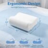 AM AEROMAX Travel Contour Memory Foam Pillow, Cervical Pillow for Neck Pain Relief, Neck Orthopedic Sleeping Pillows for Side, Back and Stomach Sleepers. - Image 3