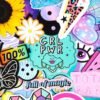Fashion Angels Vinyl Sticker Pack - Includes 200 Large Y2k Stickers - Water Resistant Stickers - Kids Vinyl Sticker Assortment for Planners - Accessorize Notebooks, Journals & More - Multi - Image 4