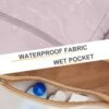 Travel Backpack For Women Men Personal Item Backpack Carry On Backpack For Airplanes Hiking Waterproof Anti Theft Backpack Work Teacher College Laptop Backpack For Women Traveling Backpack Pink Purple - Image 4