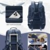Travel Backpack For Women Men Laptop Backpack For Traveling On Airplane Travel Backpack Carry On Flight Approved Carry On Backpack Spirit Airlines Personal Item Bag 18x14x8 Blue - Image 5