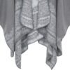 Women's Vintage Pattern Open Front Poncho Cape Shawl Winter Shawl Wraps - Image 5