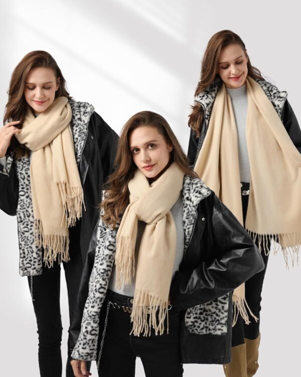 Scarfs for Women - Winter Scarf for Women Cold Weather Soft Pashmina Shawls and Wraps Scarves for Women - Image 6