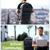 BAGSMART Travel Backpack for Women Men, 40L Flight Approved Carry on Backpack with Shoe Bag, TSA Large Personal Item Backpack with 17 Inch Laptop Compartment, Weekender Suitcase for Travel, Grey - Image 3