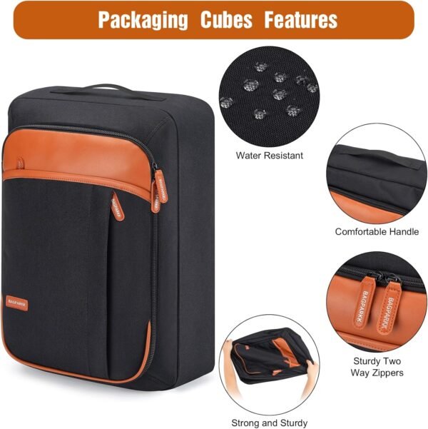 8 Set Packing Cubes for Travel, Lightweight Vacation Travel Essentials, Travel Accessories for Suitcase Organizer Bags Set - Image 5