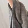 Mellowdy Shawl Blanket Pillow 2-in-1 with Sleeves for Office, Work, Home (Dark Grey, 40x60) - Wearable Adult Snuggie Coat Poncho, Airplane Travel Set, Fleece Shoulder Wrap for Men and Women - Image 7