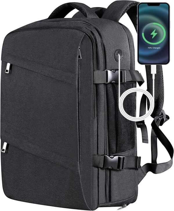 Carry On Backpack Large Travel Backpack fits 17inch Laptop Flight Approved Carry On Bag for Men Women Luggage Daypack