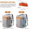 LOVEVOOK Carry on Backpack, 45L Extra Large Travel Backpack for Men & Women Airline Approved, Expandable Large Suitcase Backpacks With 4 Packing Cubes, Aer Travel Pack 3, Water Resistant Weekender Bag - Image 3
