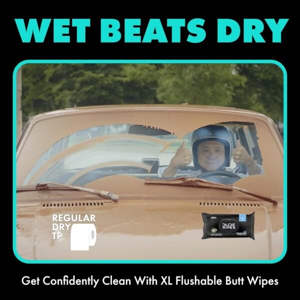 DUDE Wipes - On-The-Go Flushable Wipes - 1 Pack, 30 Wipes - Mint Chill Extra-Large Individually Wrapped Adult Wet Wipes - Eucalyptus & Tea Tree Oil - Septic and Sewer Safe - Image 5