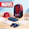 Marvel Kids Suitcase for Boys Foldable Trolley Hand Luggage Bag Carry On Avengers Travel Bag with Wheels Cabin Bag Wheeled Bag with Handle Spiderman Trolley Suitcase Boys (Multicolor Spiderman) - Image 2