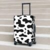 Travel Luggage Cover,Cow Print Pattern Dustproof Suitcase Decor Cover, Elastic Washable Luggage Protector For 18-32 Inch Suitcases, Ideal For Holidays(XL) - Image 7