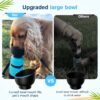 Pecute Dog Water Bottle Portable 22 oz with 5 oz Food Container, Poop Bag Holder, Portable Dog Water Bottle Dispenser, Leakproof, Lightweight, Pet Water Bottle for Dogs Outdoor Travel Walking - Image 8