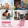 uxcell Water Bottle Holder with Adjustable Shoulder Straps Water Bottle Carrier Bag Mesh Crossbody Water Bottle Carrier with Pocket for Sports Hiking Walking Travel - Image 6