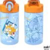 Zak Designs Sonic Kids' 2-Pack Leak-Proof Water Bottles With Straw, Handle and Pop-Up Spout Cover - Image 2