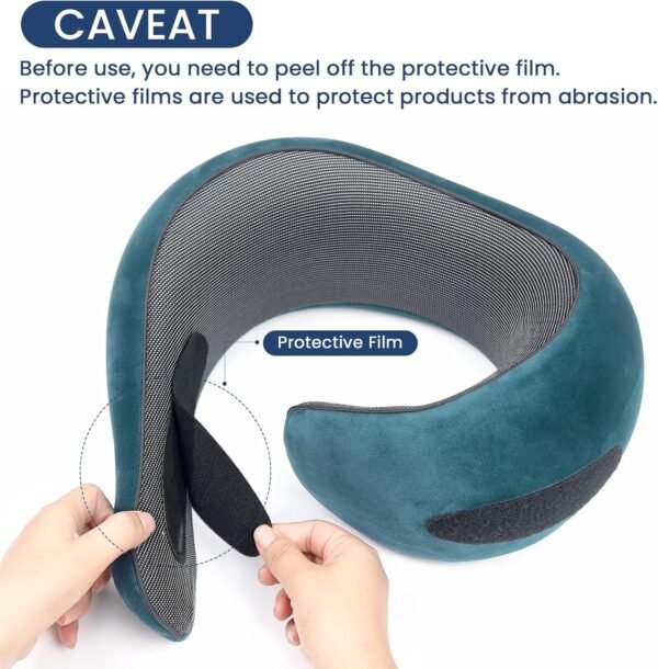 2024 New Memory Foam Travel Pillow for Airplanes,Neck Pillow for Traveling,Neck Plus Travel Pillow,Wander Neck Plus Travel Neck Pillow - Image 2
