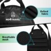 Airplane Foot Rest - Portable Airplane Foot Hammock for Flying Comfortably - Compact, Breathable Mesh Foot Sling for Airplane Travel - Long Flight Essentials - International Travel Must Haves - Image 2