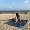 Outdoor Blanket (71" x 55") -Compact, Lightweight, Sand Proof Pocket Blanket Best Mat for The Beach, Hiking, Travel, Camping, Festivals with Pockets, Loops, Stakes, Carabiner - Image 4