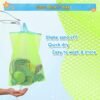 Beach Toys Sand Set for Kids, Collapsible Bucket and Shovels with Mesh Bag, Molds, Flags, Sandbox Kids Toddlers, Travel (Tavel Size) - Image 3