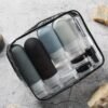 16 Pack Travel Bottles Set - TSA Approved Leak Proof Silicone Squeezable Containers for Toiletries, Conditioner, Shampoo, Lotion & Body Wash Accessories (16 pcs/Black Pack) - Image 4