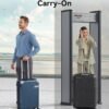 LUGGEX Luggage with Spinner Wheels - Polycarbonate Expandable Hard Shell Suitcase, Carry-On 20-Inch, Black - Image 3