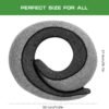 Travel Pillow, Neck Travel Pillow, Memory Foam Neck Travel Pillow, for Airplane Sleeping Neck Support,A Versatile and Exquisite Neck Pillow (Gray) - Image 8