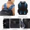 16 Inch Business Laptop Backpack for Men, Carry on Backpack for Airplanes, Water Resistant Travel Backpack Laptop Bag Computer Backpack Casual Daypacks with USB Port for Travel/College/Work - Image 3