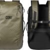 COR Surf Carry On Travel Backpack | NOW with Premium YKK Zippers | Flight Approved Carry On Laptop Backpack with Secret Passport Pockets | The Island Hopper (28L, Army Green)