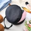 Travel Neck Pillow Bag Compact Travel Neck Pillow Carrying Case Neck Pillow Case Pillow Carrying Bag for Travel Airplane Train Journey, Quick Release Clasp Attaches to Luggage Purse Backpack - Image 7