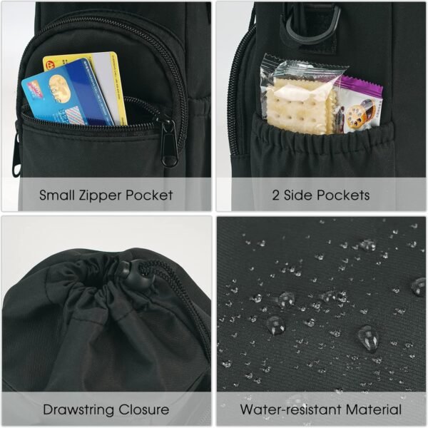 sportsnew Water Bottle Holder with Strap 32oz 40oz Insulated Water Bottle Carrier Sling Bag with Phone Pocket Water Bottle Sleeve for Walking Hiking, Patent Pending - Image 4