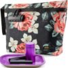 Storage Bag with Combination Lock, Water Resistant Carbon Lining Portable Bag File Organizer Enduring Travel Bag Durable and Stylish Great Gift for Men Women (Flower) - Image 5