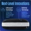 100% Memory Foam Pillow - Dual-Cover Travel Pillows with Soft Height Extender - Medium Firm Foam - Camping Pillow for Sleeping with 5 Layers for Comfort and Support - Small and Portable (Black) - Image 7