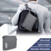 Tirrinia Travel Blanket Airplane Office Poncho 4 in 1 Premium Cozy Fleece Portable Poncho Blankets with Built-in Bag, Pocket - Image 3